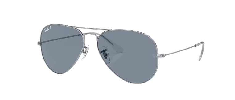 Ray Ban Large Metal RB3025 Plata-Azul