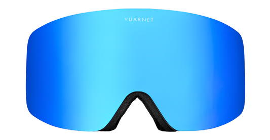 Vuarnet Masque de Ski Large Noir Mat-Grey Blue Flash