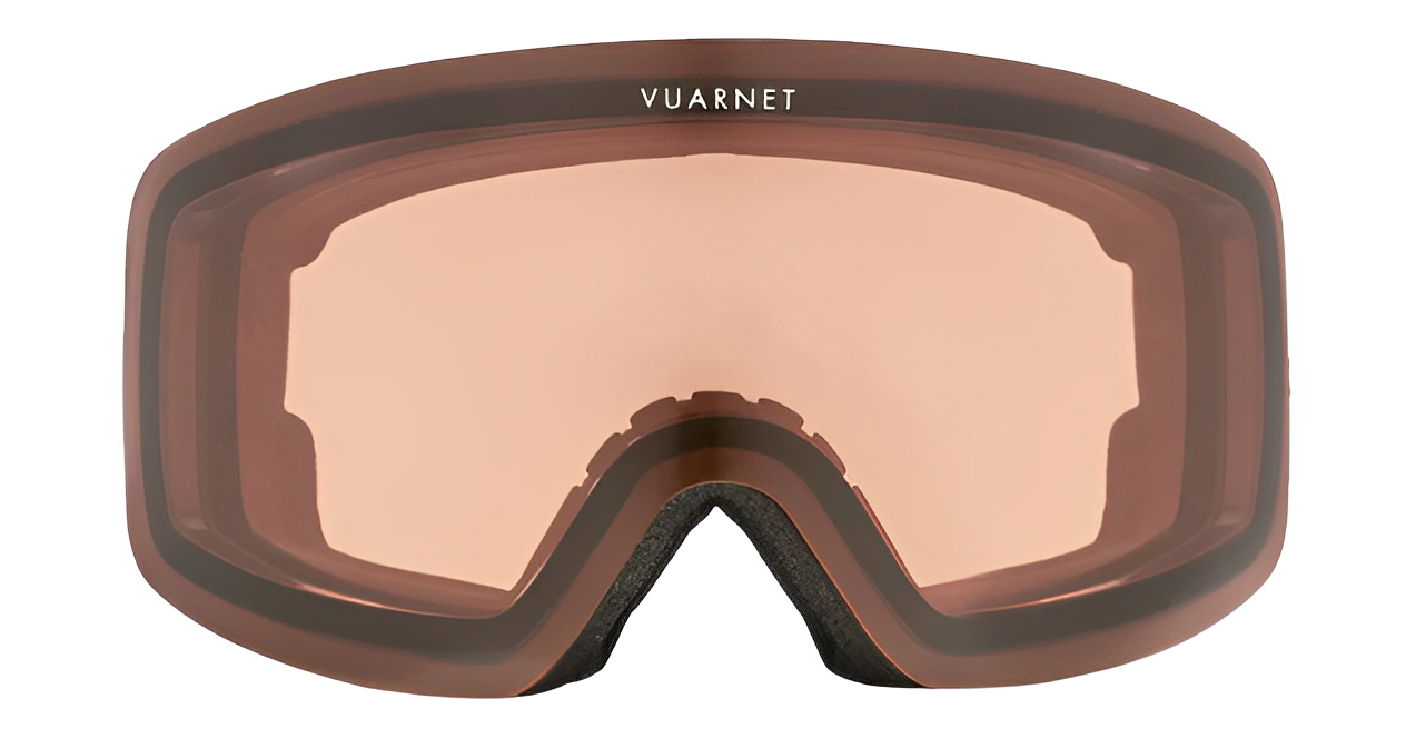 Vuarnet Masque de Ski Large Noir Mat-Grey Blue Flash